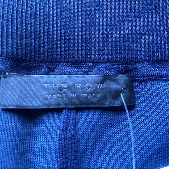 The Row Knit Wide Leg Pant in Navy - Size Large - Picture 4 of 8